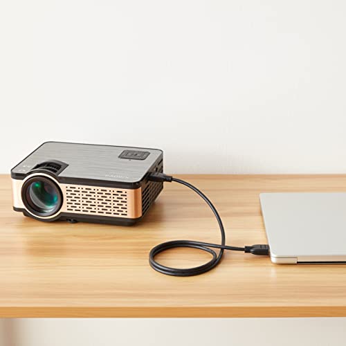 Amazon Basics HDMI Cable, 3-Pack, 10ft, 4K@60Hz, High-Speed 4K HDMI 2.0 Cord (18Gbps), 2160p, 48 bit, Compatible with TV/PS5/Xbox/Roku, Black