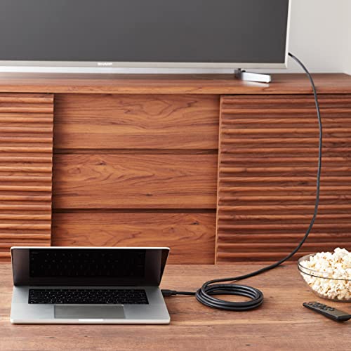 Amazon Basics HDMI Cable, 3-Pack, 10ft, 4K@60Hz, High-Speed 4K HDMI 2.0 Cord (18Gbps), 2160p, 48 bit, Compatible with TV/PS5/Xbox/Roku, Black