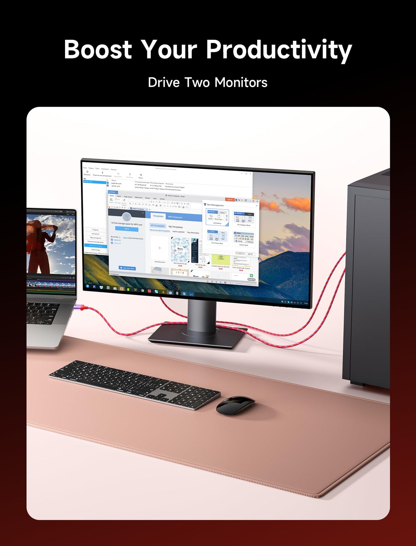 JSAUX HDMI Cables 2.1 10FT 2-Pack 48Gbps 8K@60Hz 4K Ultra High Speed Cords(7680x4320, 4K@120Hz) eARC HDR10 HDCP 2.2 & 2.3 3D, Compatible for PS5/PS4/X-Box/Roku TV/HDTV/Blu-ray/LG