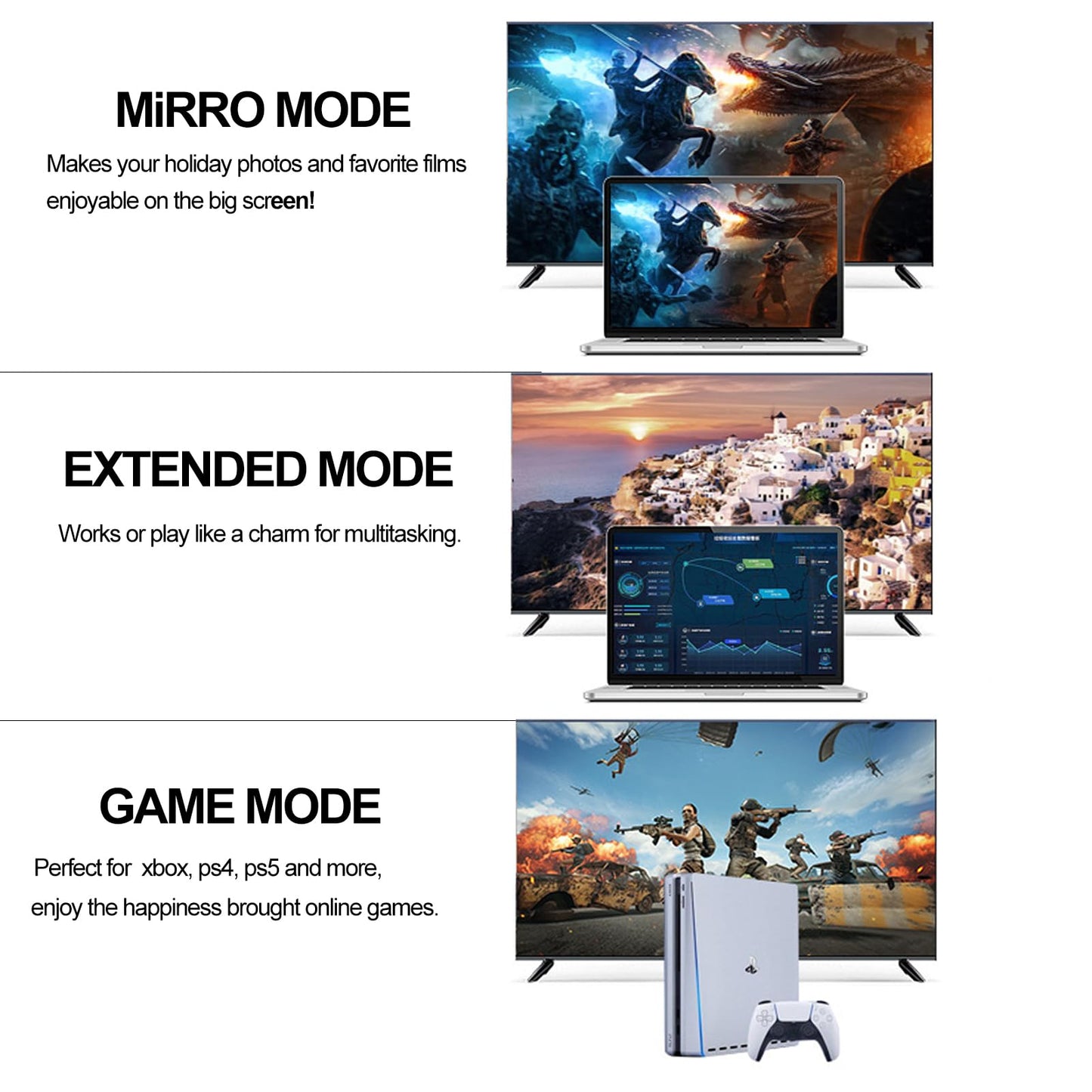 6.6FT HDMI Cable 5-Pack, Shielded 4K HDMI Cord, Gold-Plated HDMI to HDMI Cable 120Hz ARC&CL3 Rated, HDCP 2.2, 3D HDR| for Docking Station, PC,Monitor, Switch, Splitter, PS5, PS4, Xbox, TV, Soundbar