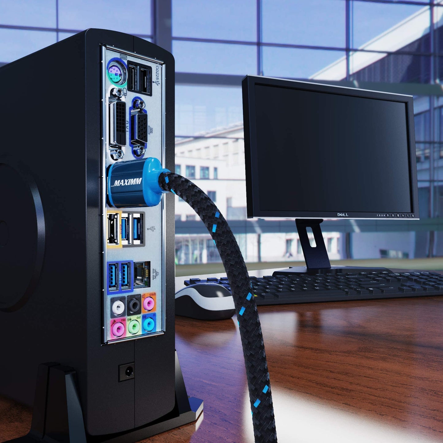 HDMI Cable 4K Ultra HD 6 Foot (10 Pack) Nylon Braided HDMI 2.0 Cable, High Speed 18Gbps 4K60Hz HDR, 3D, 2160p, 1080p, HDCP 2.2, ARC, HDMI Cables for Monitors, HDTV