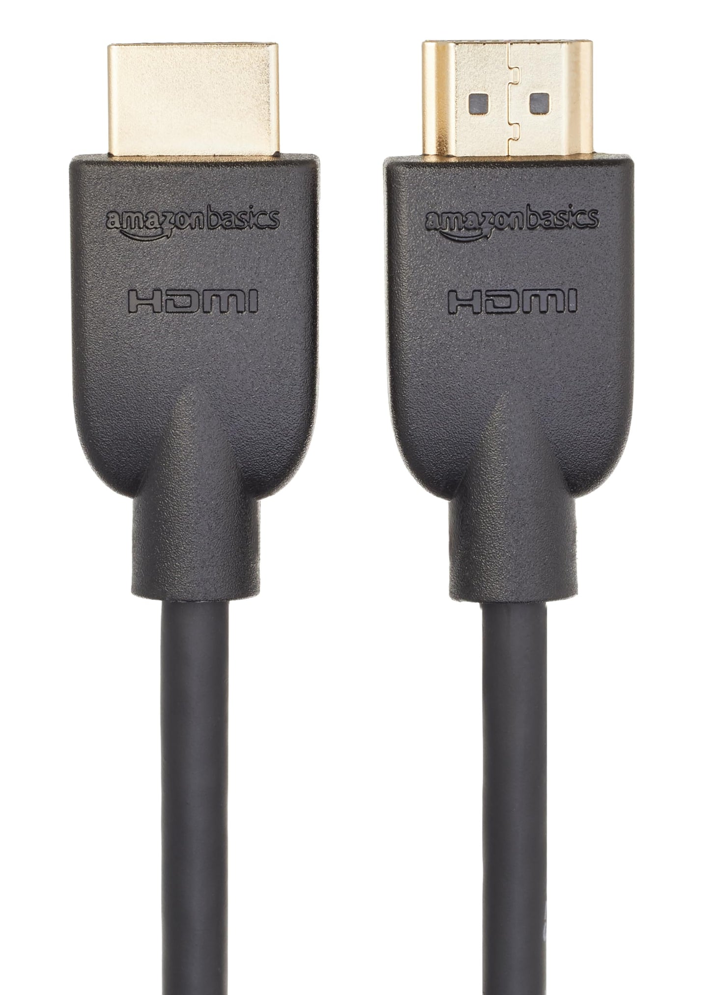 Amazon Basics HDMI Cable, 3-Pack, 10ft, 4K@60Hz, High-Speed 4K HDMI 2.0 Cord (18Gbps), 2160p, 48 bit, Compatible with TV/PS5/Xbox/Roku, Black