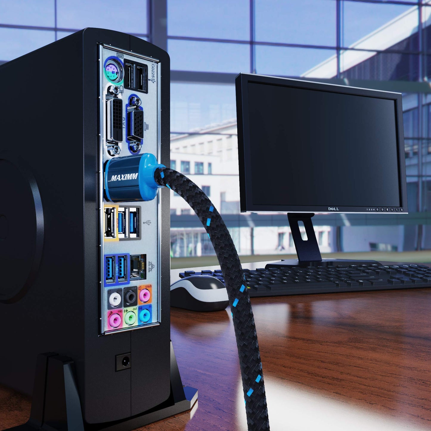 HDMI Cable 4K Ultra HD 6 Foot (10 Pack) Nylon Braided HDMI 2.0 Cable, High Speed 18Gbps 4K60Hz HDR, 3D, 2160p, 1080p, HDCP 2.2, ARC, HDMI Cables for Monitors, HDTV